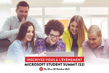 Le Microsoft Student Summit (S2)  en ligne 